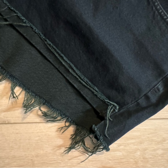 Frame High Rise Denim Shorts - Picture 2 of 4